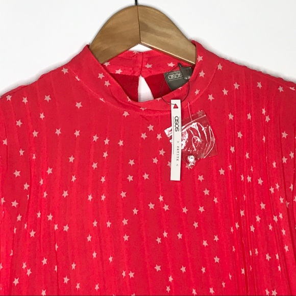 ❌SOLD❌ ASOS | NWT Stars Mini Dress Size 0 Petite - Picture 3 of 8